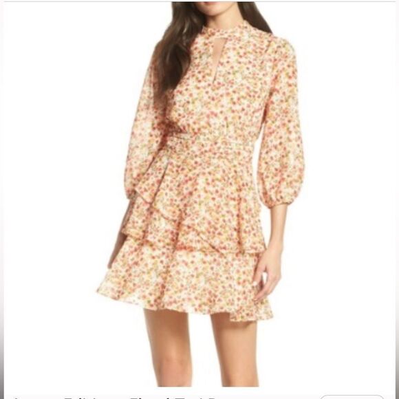 Anthropologie Dresses & Skirts - Anthropologie Lenon Edition Floral Tavi‎ Tiered Mini Dress Size XS